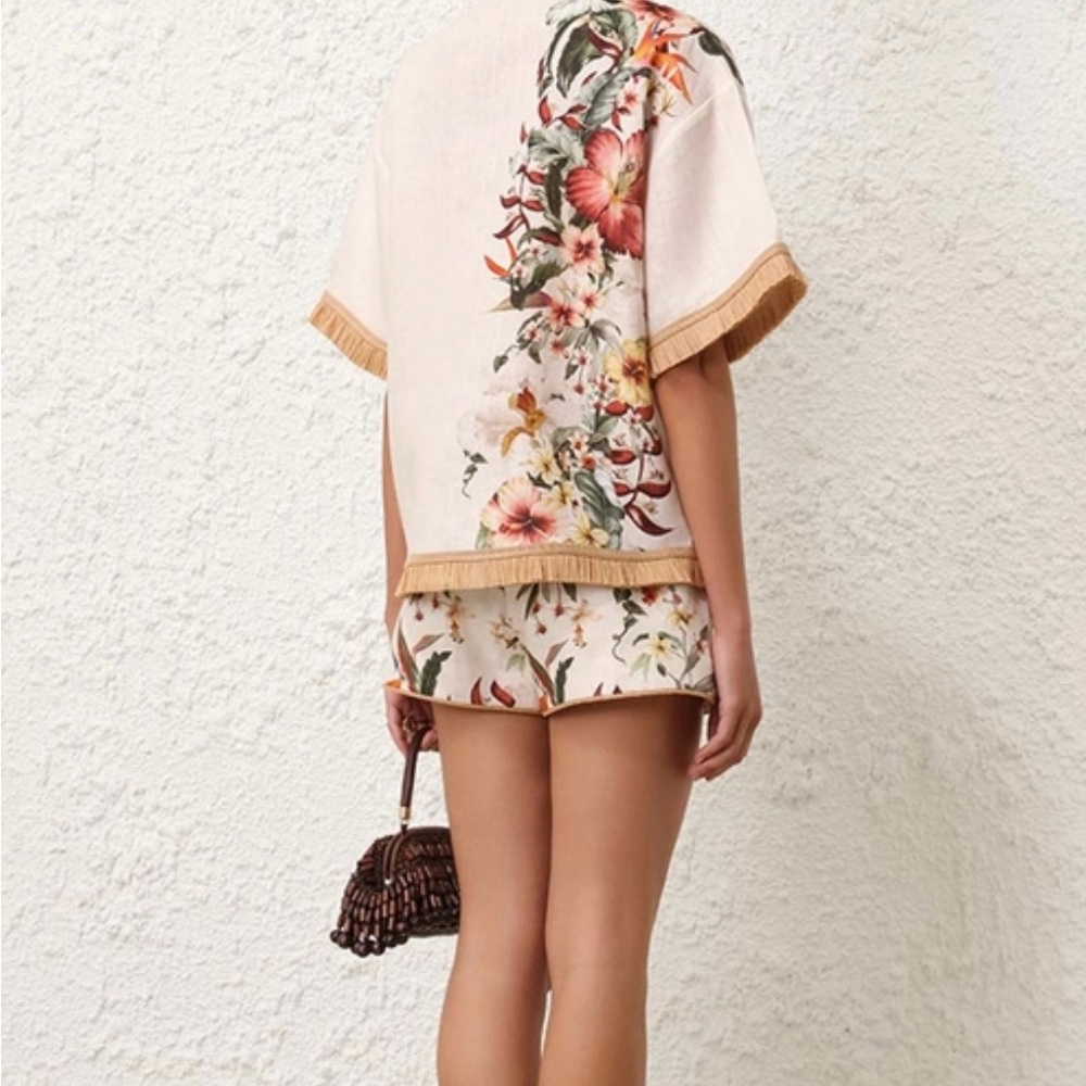 Brand New Never Worn Zimmerman LEXI FITTED SHORTS.